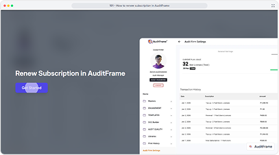 191 - How to renew subscription in AuditFrame